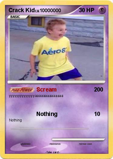 Pokemon Crack Kid