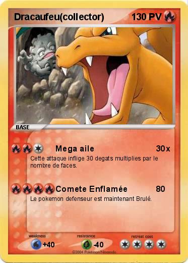Pokemon Dracaufeu(collector)