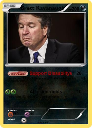 Pokemon Brett Kavanaugh
