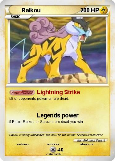 Pokemon Raikou