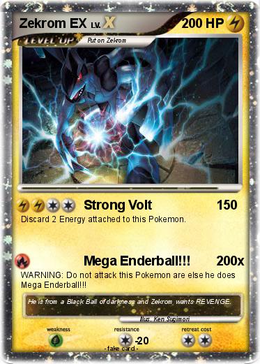 Pokemon Zekrom EX