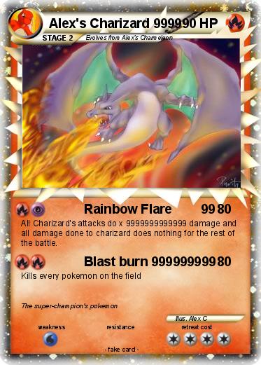 Pokemon Alex's Charizard 9999
