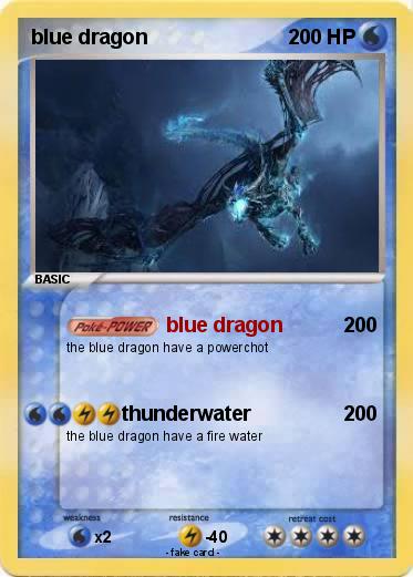 Pokemon blue dragon