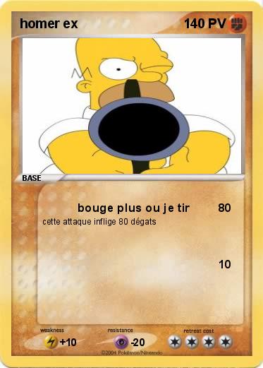 Pokemon homer ex