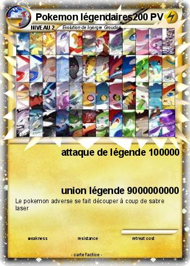 Pokemon Pokemon légendaires
