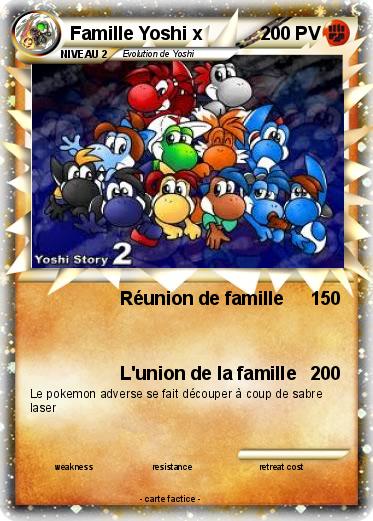 Pokemon Famille Yoshi x