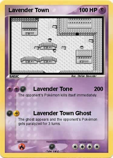 Pokemon Lavender Town