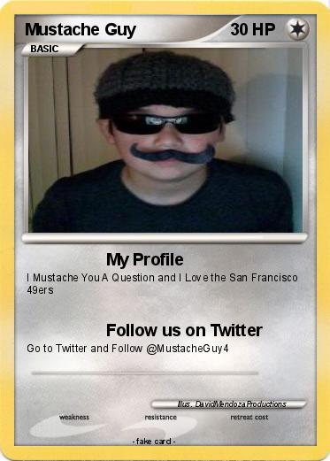 Pokemon Mustache Guy