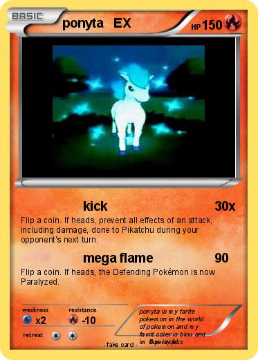 Pokemon ponyta   EX
