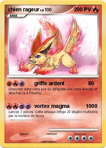 Pokemon chien rageur