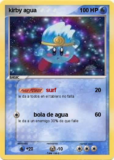 Pokemon kirby agua