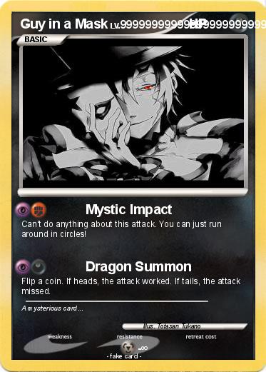 Pokemon Guy in a Mask