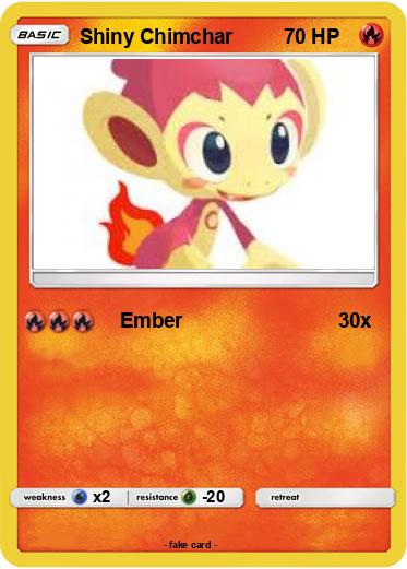 Pokemon Shiny Chimchar