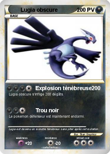 Pokemon Lugia obscure