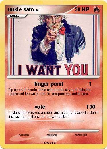 Pokemon unkle sam