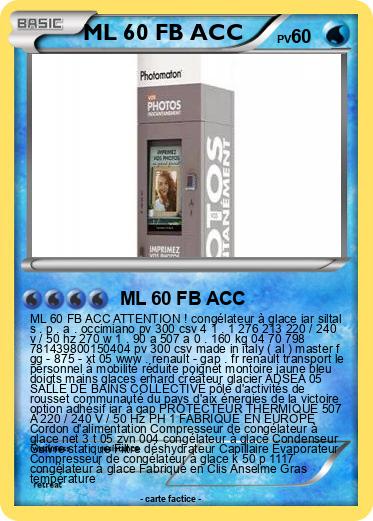 Pokemon ML 60 FB ACC