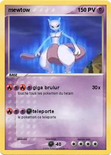 Pokemon mewtow