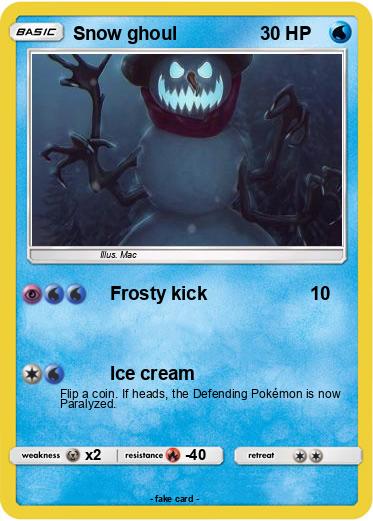 Pokemon Snow ghoul