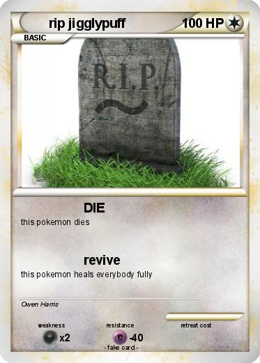 Pokemon rip jigglypuff