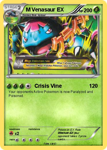 Pokemon M Venasaur EX