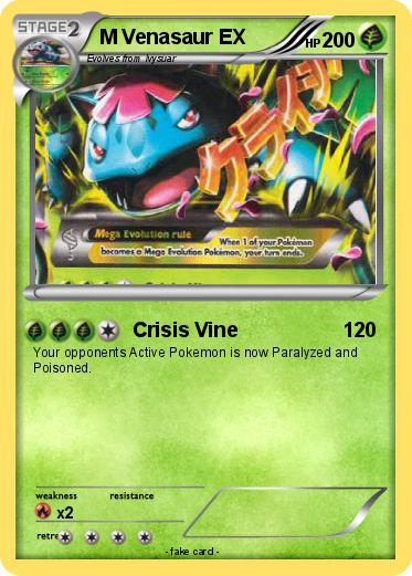 Pokemon M Venasaur EX