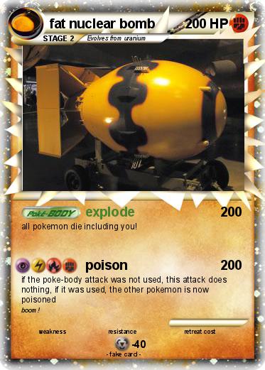 Pokemon fat nuclear bomb