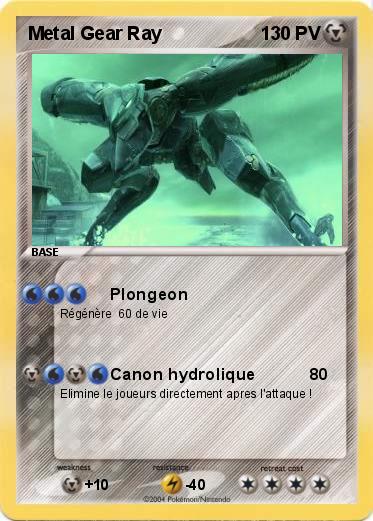 Pokemon Metal Gear Ray