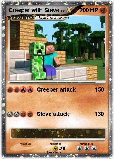 Pokemon Creeper with Steve
