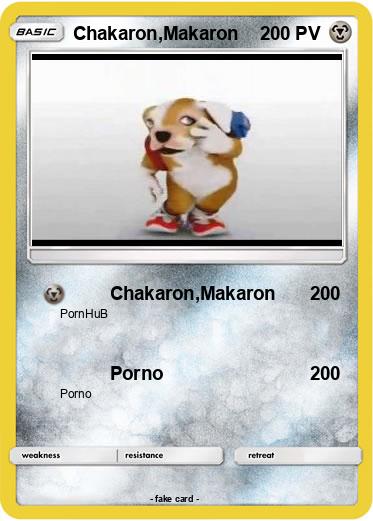 Pokemon Chakaron,Makaron