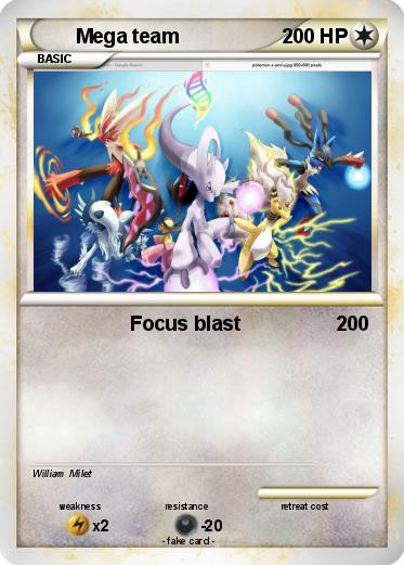 Pokemon Mega team
