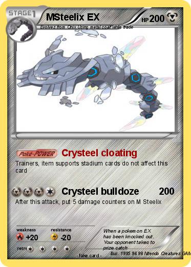 Pokemon MSteelix EX