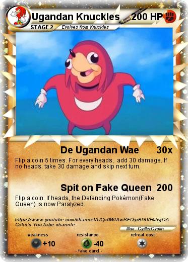 Pokemon Ugandan Knuckles