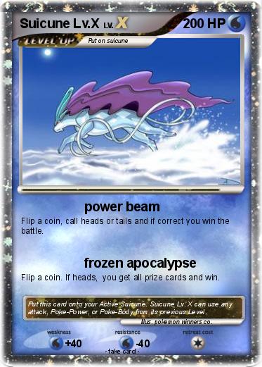 Pokemon Suicune Lv.X