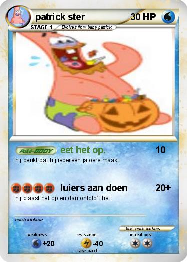 Pokemon patrick ster