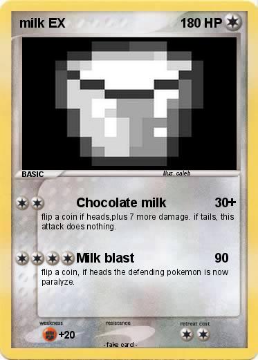 Pokemon milk EX
