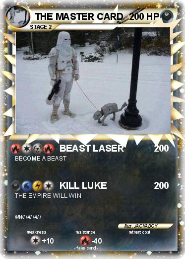 Pokemon THE MASTER CARD