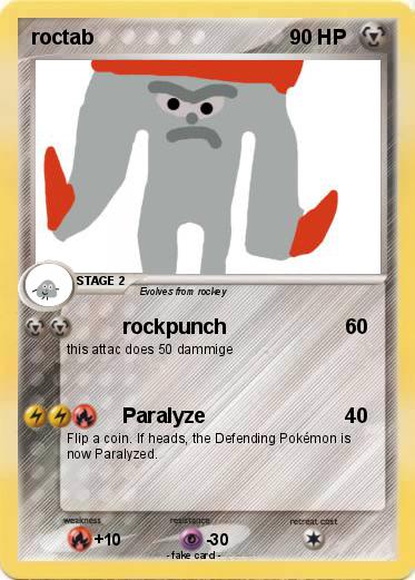 Pokemon roctab
