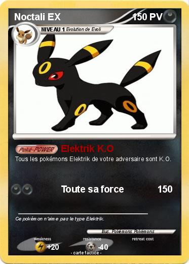 Pokemon Noctali EX