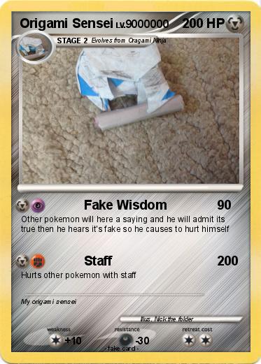 Pokemon Origami Sensei
