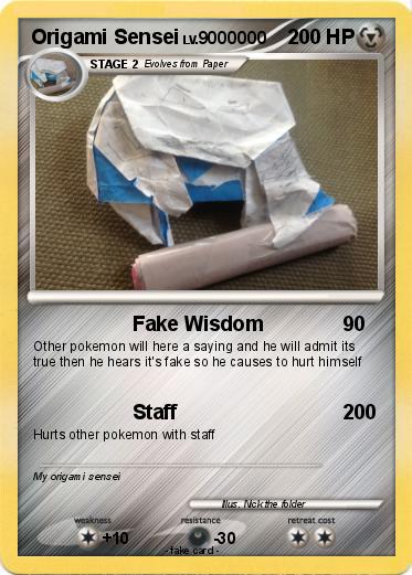 Pokemon Origami Sensei