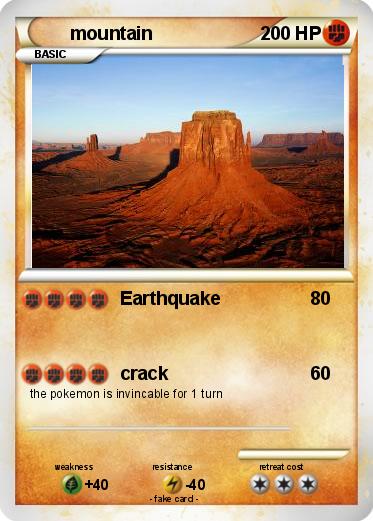 Pokemon mountain
