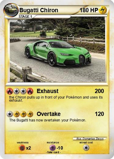 Pokemon Bugatti Chiron
