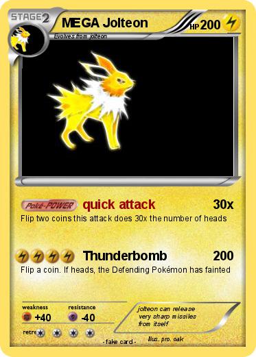 Pokemon MEGA Jolteon
