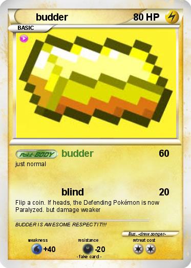 Pokemon budder
