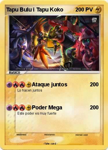 Pokemon Tapu Bulu i Tapu Koko