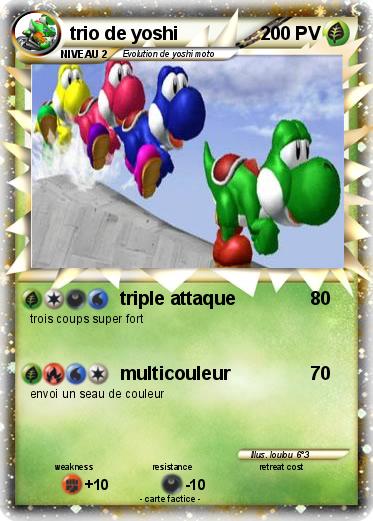 Pokemon trio de yoshi