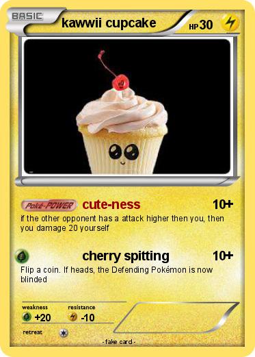 Pokemon kawwii cupcake
