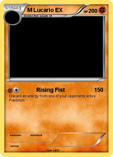 Pokemon M Lucario EX