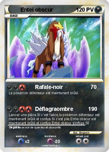 Pokemon Entei obscur