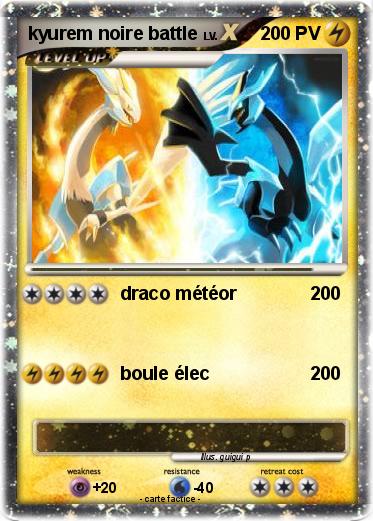 Pokemon kyurem noire battle
